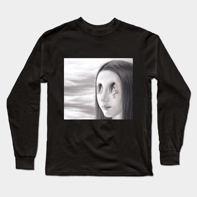 Eyes are the gates to the soul Long Sleeve T-Shirt by Quynh